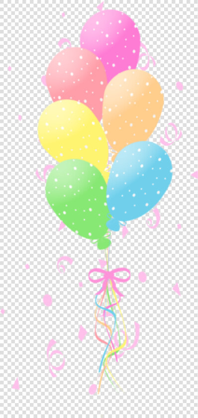  ftestickers  confetti  balloons  colorful  pastelcolors   Balloon  HD Png DownloadTransparent PNG