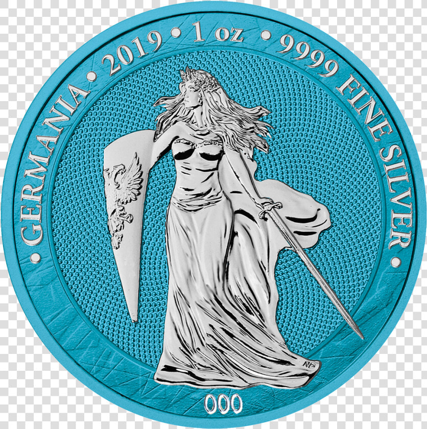 Germania 2019 Silver Coin Averse   Germania Silver Coin 2019  HD Png DownloadTransparent PNG