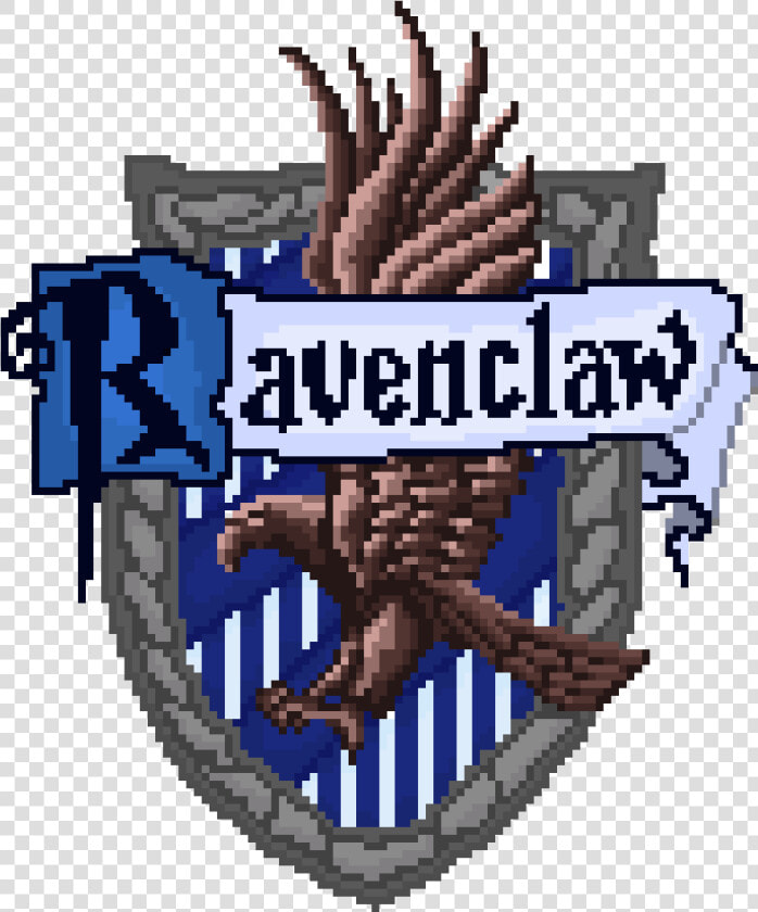 Harry Potter Ravenclaw Cross Stitch   Hogwarts House Crest Cross Stitch Pattern  HD Png DownloadTransparent PNG