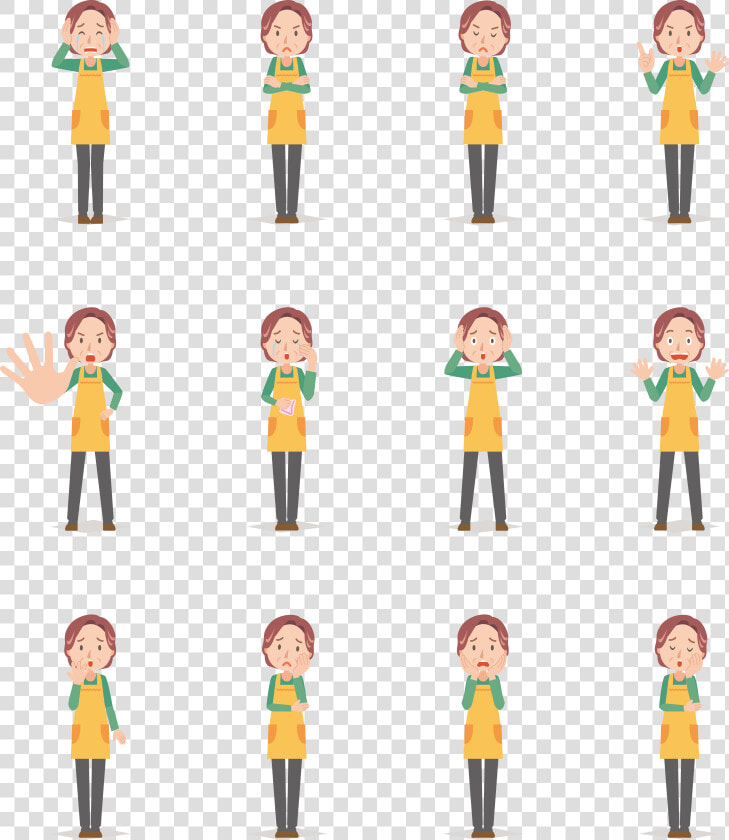 Life Illustration Vector Characters Expression Cartoon  HD Png DownloadTransparent PNG