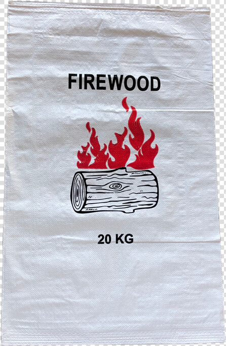 100 Printed Firewood Bag 56 X 91 Cm   Paper  HD Png DownloadTransparent PNG