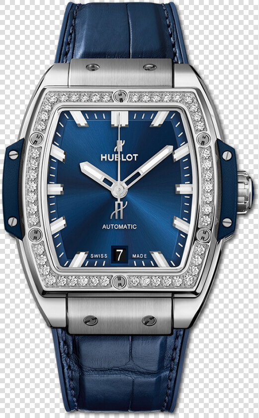 Spirit Of Big Bang Titanium Blue Diamonds   Hublot Spirit Of Big Bang 39mm  HD Png DownloadTransparent PNG