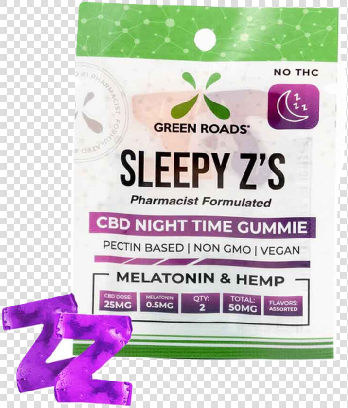 Sleepy Z S Gummies   Green Roads Cbd Sleepy Z  39 s  HD Png DownloadTransparent PNG