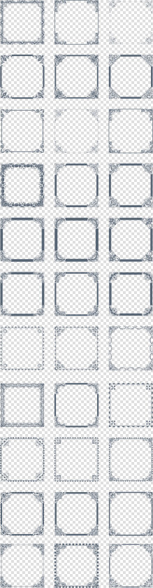 Preview All The Vintage Vector Borders  Carefully Traced   Monochrome  HD Png DownloadTransparent PNG