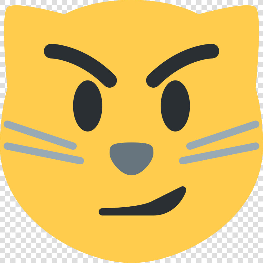 Cat Emoji Meaning Clipart   Png Download   Smirk Cat Emoji Png  Transparent PngTransparent PNG