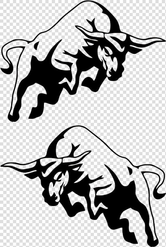 Charging Bull Cattle Clip Art   Transparent Bull Logo  HD Png DownloadTransparent PNG