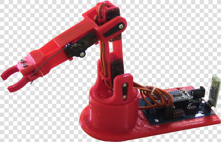 Build A 3d Printed Arduino Robot Arm   3d Printed Arduino Robot Arm  HD Png DownloadTransparent PNG