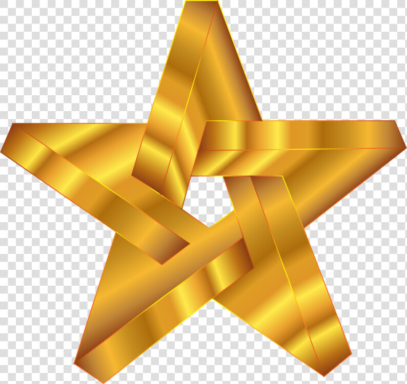 Triangle angle symmetry   Gold Star  HD Png DownloadTransparent PNG