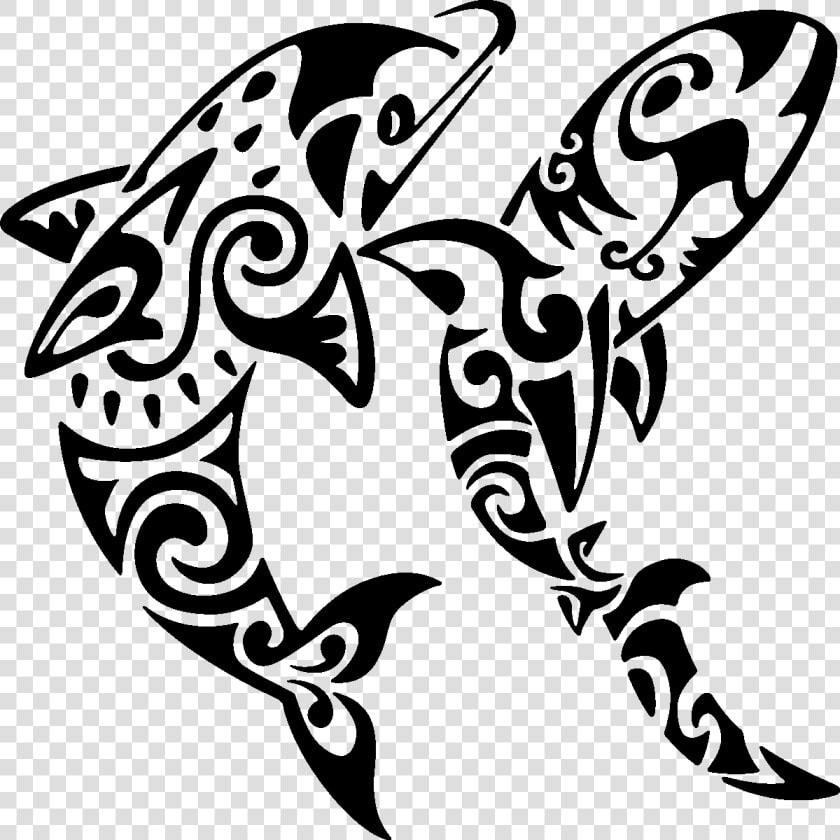 Polynesia Tattoo Shark Mori People T Moko   Shark Tattoo  HD Png DownloadTransparent PNG