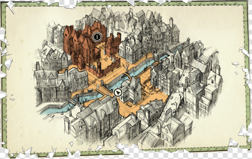 Dishonored Boyle Estate Map  HD Png DownloadTransparent PNG