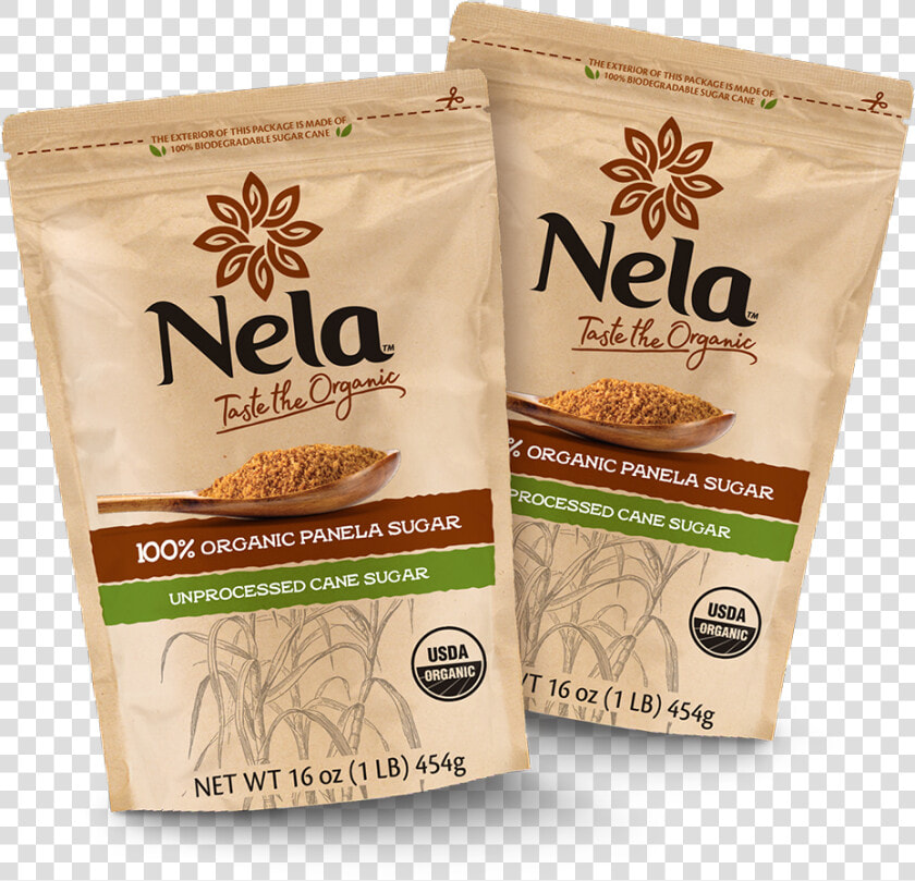 2 Pack Of 1lb Bags Of Nela Panela Sugar   White Coffee  HD Png DownloadTransparent PNG