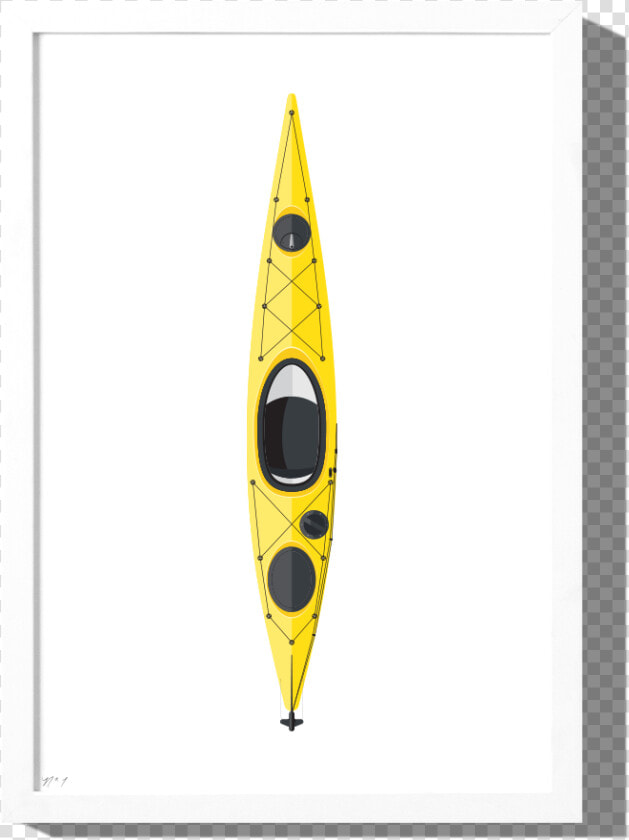 Kayak Art Print With Optional Frame  HD Png DownloadTransparent PNG