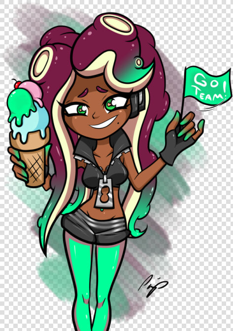 Marina On Groove   Cartoon  HD Png DownloadTransparent PNG