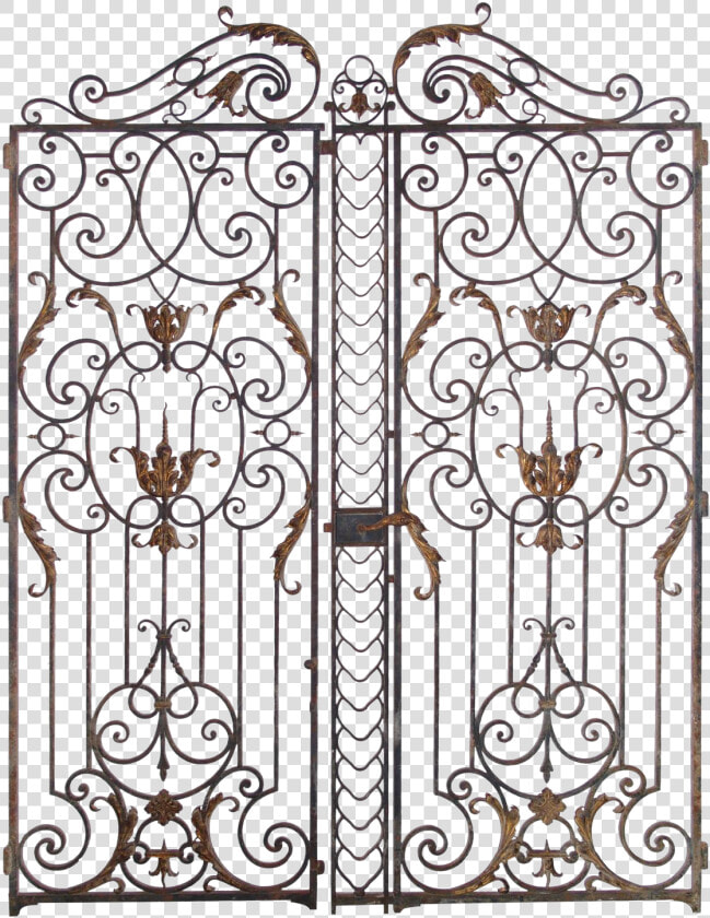 French Chateau Gates  HD Png DownloadTransparent PNG