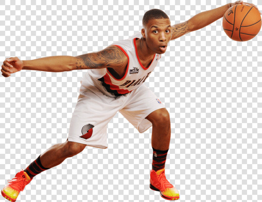 Basket Ball Player Png Image   Damian Lillard Sign  Transparent PngTransparent PNG