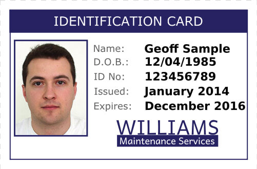 Carte D Identité Vdp   Id Card For Company  HD Png DownloadTransparent PNG