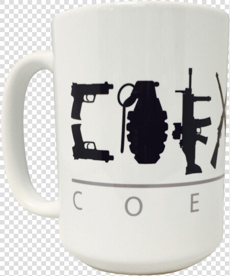 Coexist Coffee Mug   2nd Amendment Gun Shape Decal  HD Png DownloadTransparent PNG