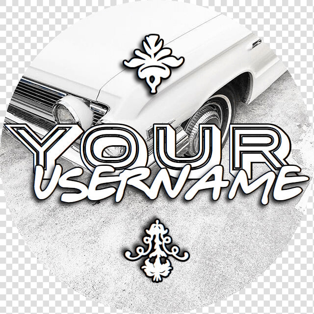 Design A Custom Aesthetic Social Media Icon Aka Profile   Black And White Aesthetic Car  HD Png DownloadTransparent PNG