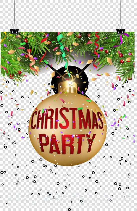 Christmas Party Png Pic   Christmas Party Invitation Clipart  Transparent PngTransparent PNG