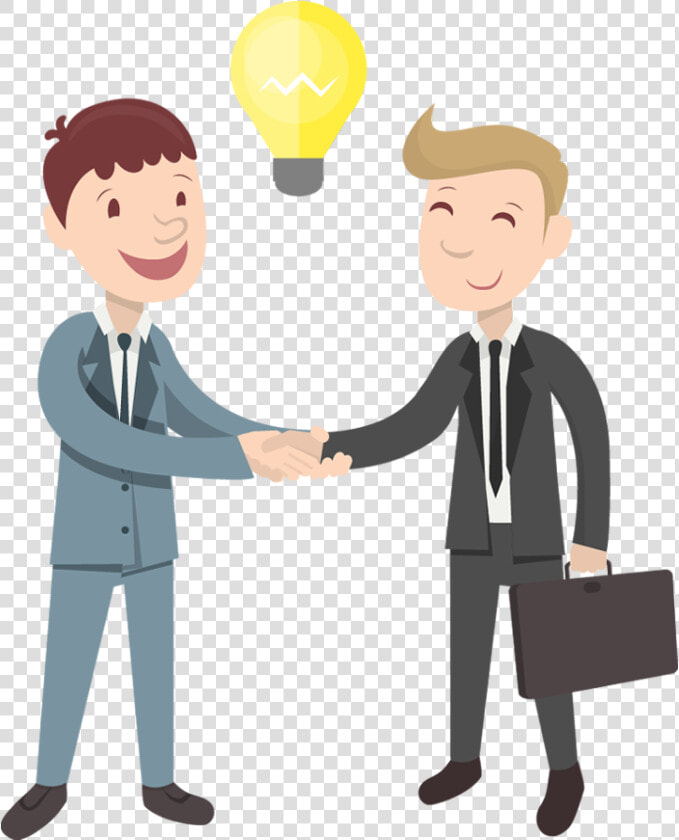 Handshake Cartoon Businessperson   Businessman Shaking Hands Png  Transparent PngTransparent PNG