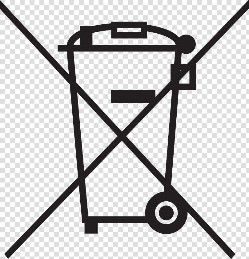 Recycle  Can  Container  Trash  Away  Garbage  Throw   Trash Can With X Symbol  HD Png DownloadTransparent PNG