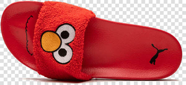 Puma Leadcat Sesame Street Elmo   Slipper  HD Png DownloadTransparent PNG