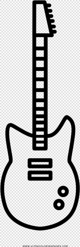 Guitarra eléctrica Página Para Colorear   Bass Guitar  HD Png DownloadTransparent PNG