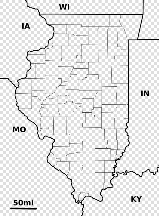 Illinois County Map Vector  HD Png DownloadTransparent PNG