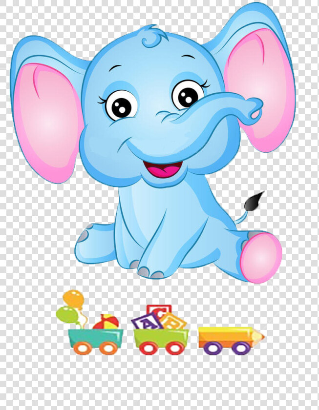 Transparent Dramatic Play Area Clipart   Big Eared Elephant Cartoon  HD Png DownloadTransparent PNG