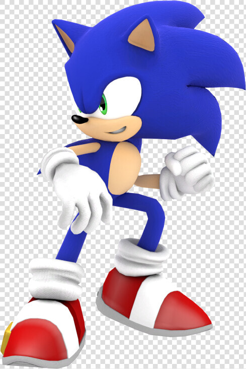 Sonic Fighting Pose   Sonic The Hedgehog Fighting Pose  HD Png DownloadTransparent PNG