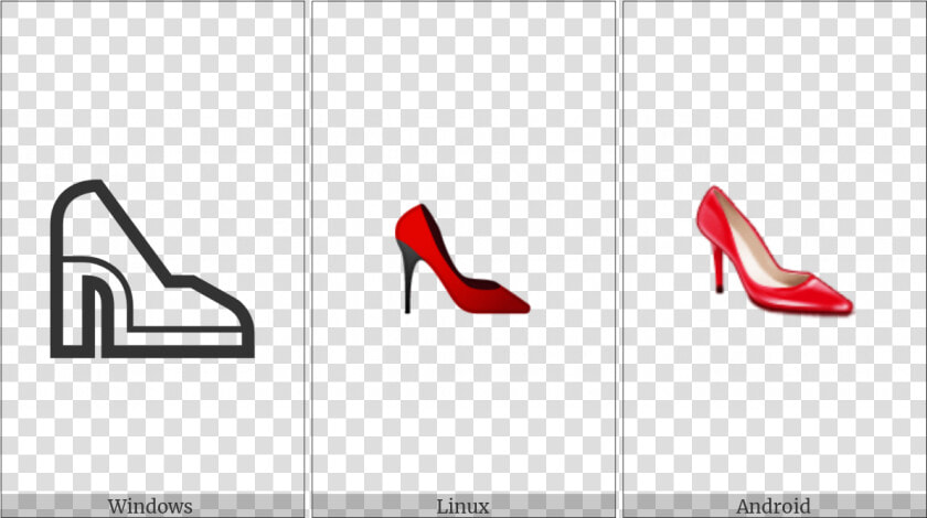 High heeled Shoe On Various Operating Systems   Basic Pump  HD Png DownloadTransparent PNG