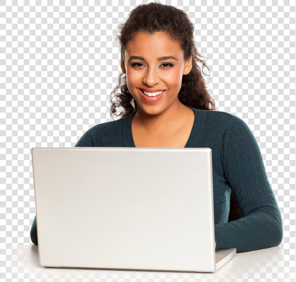 Non traditional High School Student Working On Laptop   Student In Laptop Png  Transparent PngTransparent PNG