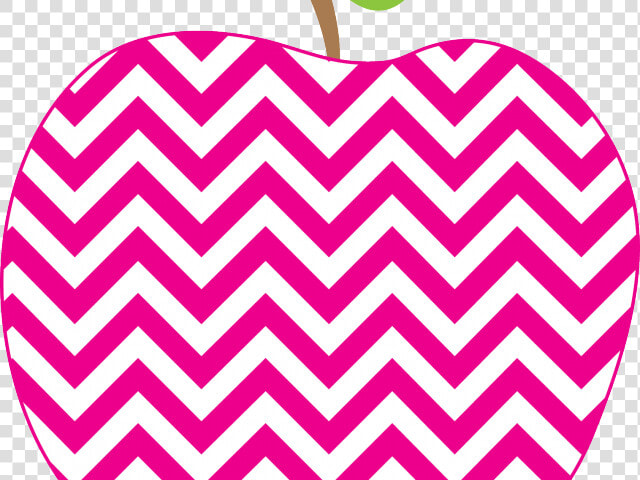 Teacher Apple Cliparts   Chevron Apple Clipart  HD Png DownloadTransparent PNG