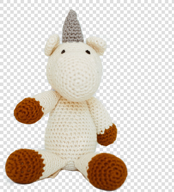 Rainbow Unicorn Knitted Toy   Stuffed Toy  HD Png DownloadTransparent PNG