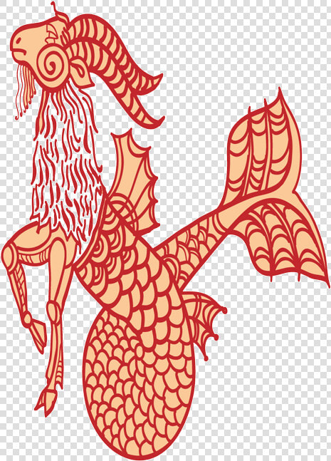 Goat With Fishtail Zodiac  HD Png DownloadTransparent PNG