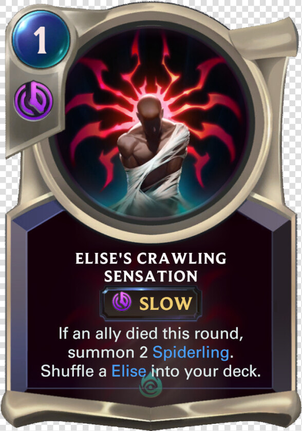 Elise S Crawling Sensation Card Image   Legends Of Runeterra Shunpo  HD Png DownloadTransparent PNG