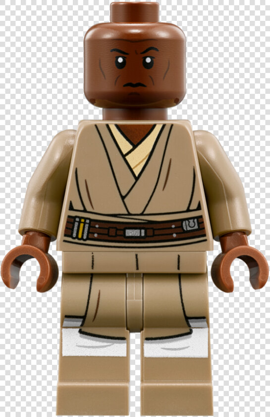 Toy figurine obi wan Kenobi lego fictional Character action   Lego Star Wars Mace Windu 75199  HD Png DownloadTransparent PNG