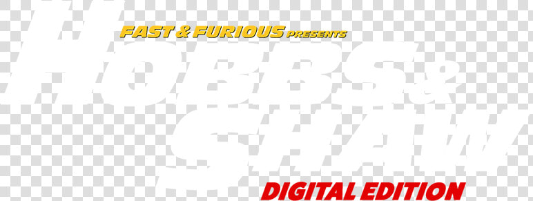 Fast  amp  Furious Presents Hobbs  amp  Shaw 2019 Logo  HD Png DownloadTransparent PNG