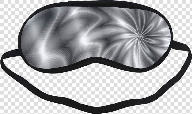 Silver Shiny Swirl Sleeping Mask   Water Polo Sleep  HD Png DownloadTransparent PNG