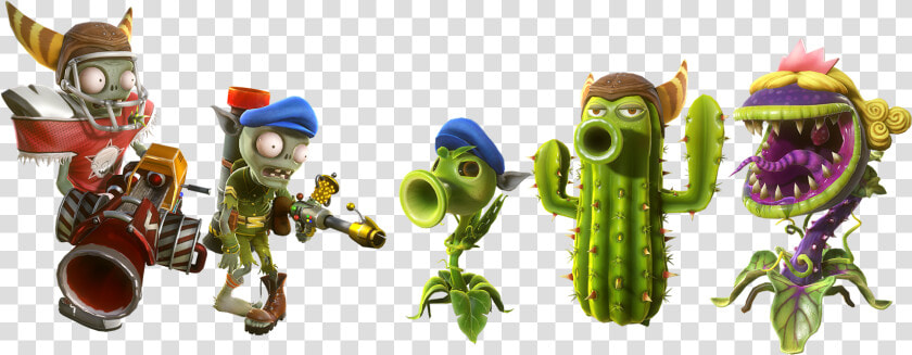 Plants Vs Zombies Garden Warfare   Plants Vs Zombies 2 Ps4 Characters  HD Png DownloadTransparent PNG