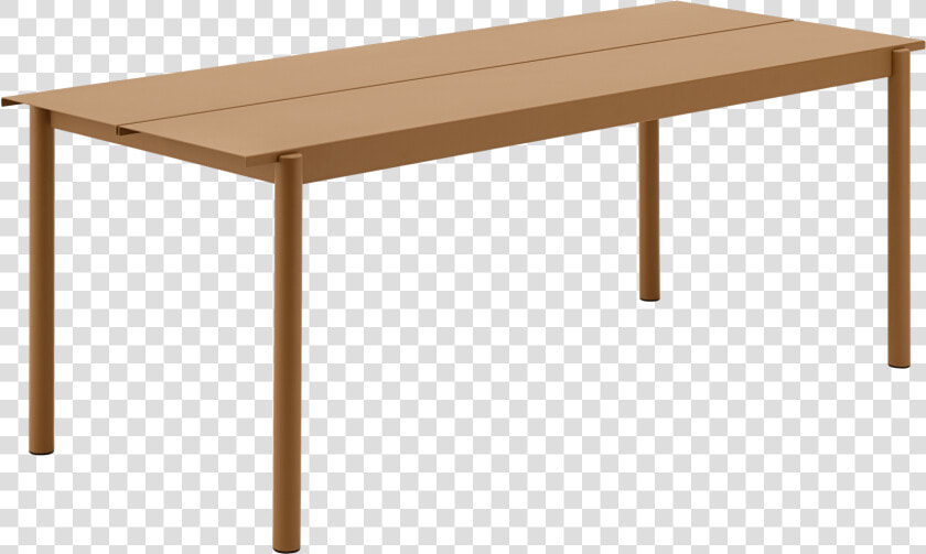 30915 Linear Table Buorange 200x75cm 1545224337   Muuto Linear Steel Table  HD Png DownloadTransparent PNG