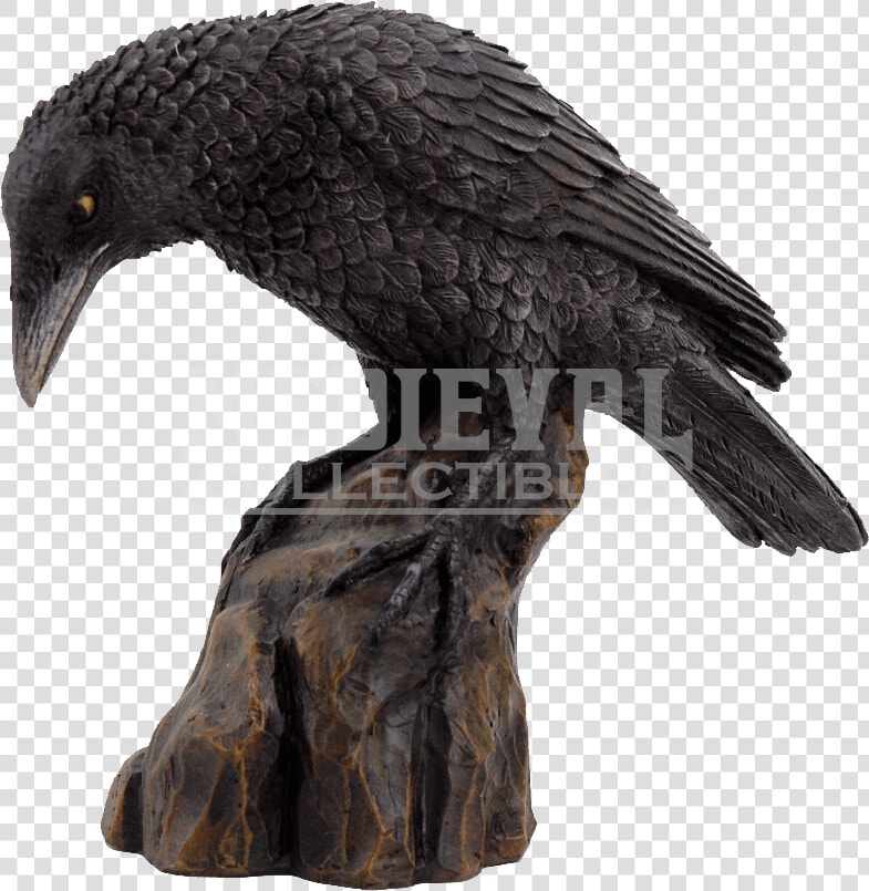 Clip Art Perched Raven   Raven Sculpture  HD Png DownloadTransparent PNG