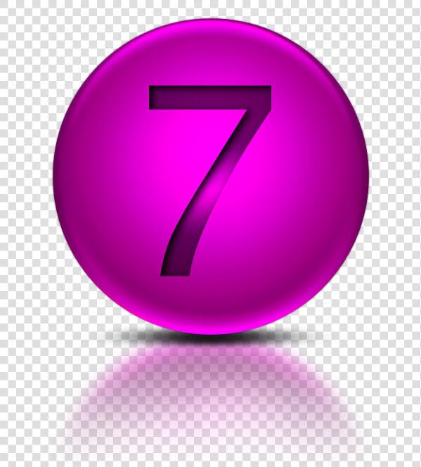 Free High Quality Number 7 Icon   Pink Number 7 Transparent Background  HD Png DownloadTransparent PNG