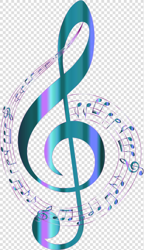 Turquoise Musical Notes Typography No Background   Colorful Transparent Background Musical Notes  HD Png DownloadTransparent PNG