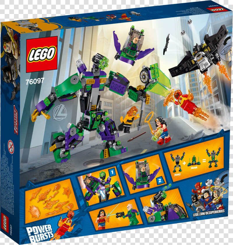 Heroes 76097 Lex Luthor Mech Takedown      Large   Lego Justice League 2018 Sets  HD Png DownloadTransparent PNG