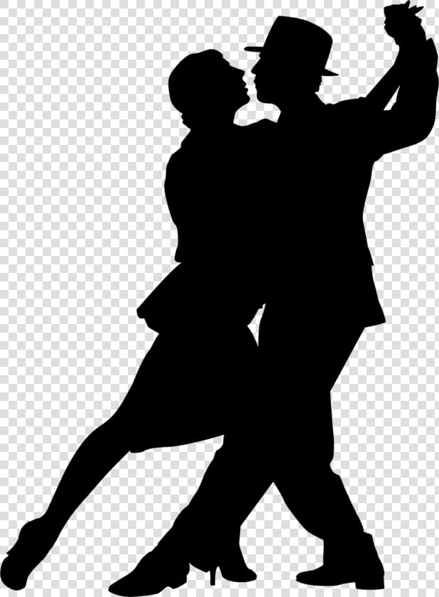 Ballroom Dance Argentine Tango Silhouette   Dancers Silhouette  HD Png DownloadTransparent PNG