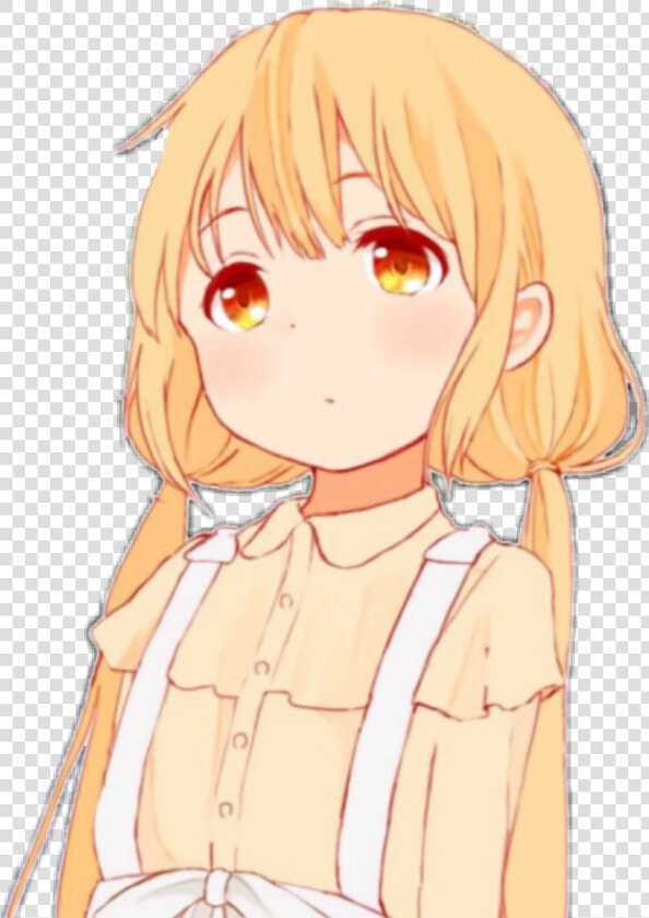  anime  animegirl  animeaesthetic  girl  loli  lolitaanimegirl   Anime Girl With Yellow Hair  HD Png DownloadTransparent PNG