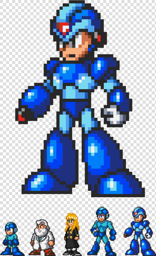 Image Result For Megaman X 32 Bits Sprites 32 Bit    Mega Man X Sprite Transparent  HD Png DownloadTransparent PNG