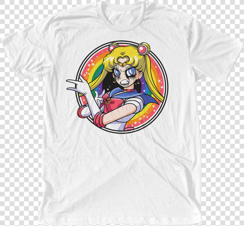 Metal Sailor Moon Tee   T Shirt Jordan Retro  HD Png DownloadTransparent PNG