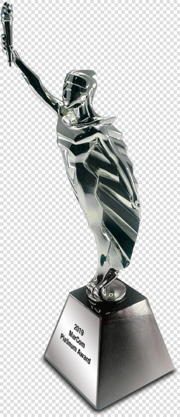 2019 Platinum Statuette   2018 Marcom Gold Award  HD Png DownloadTransparent PNG